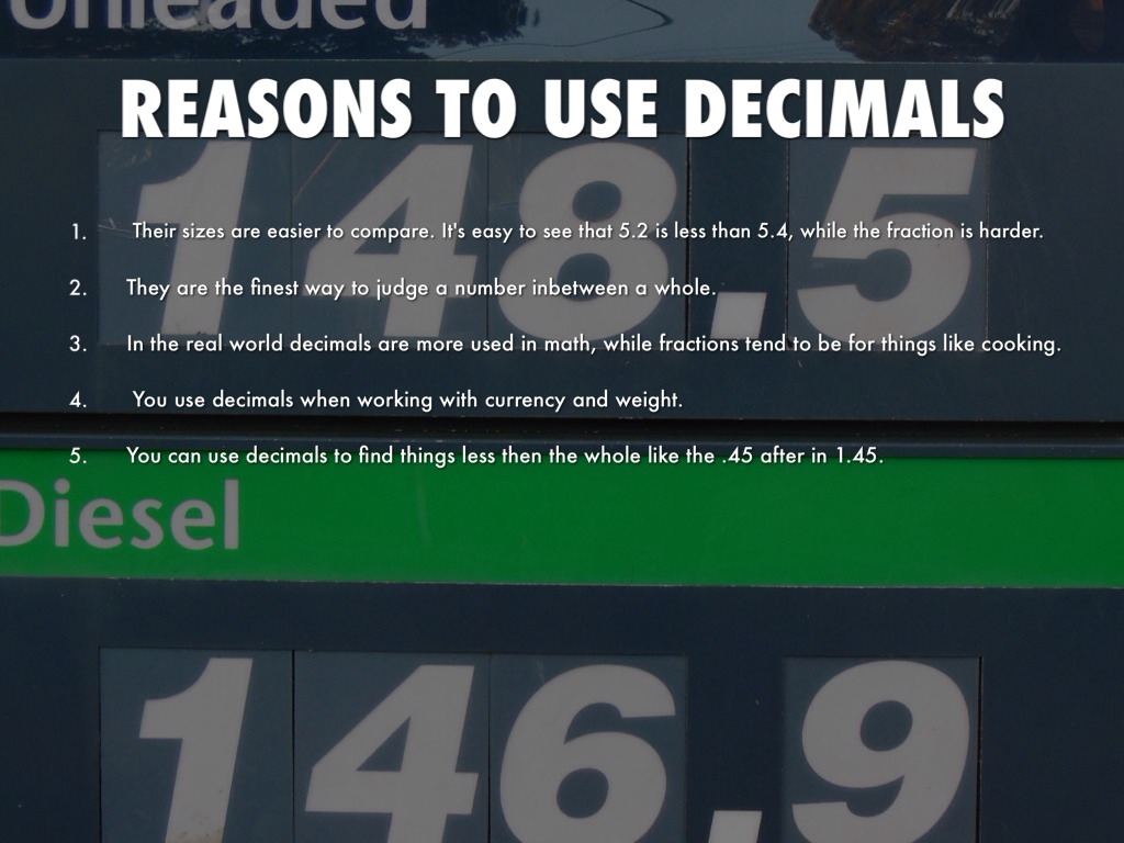 Fractions vs. Decimals by Gavin Loyd