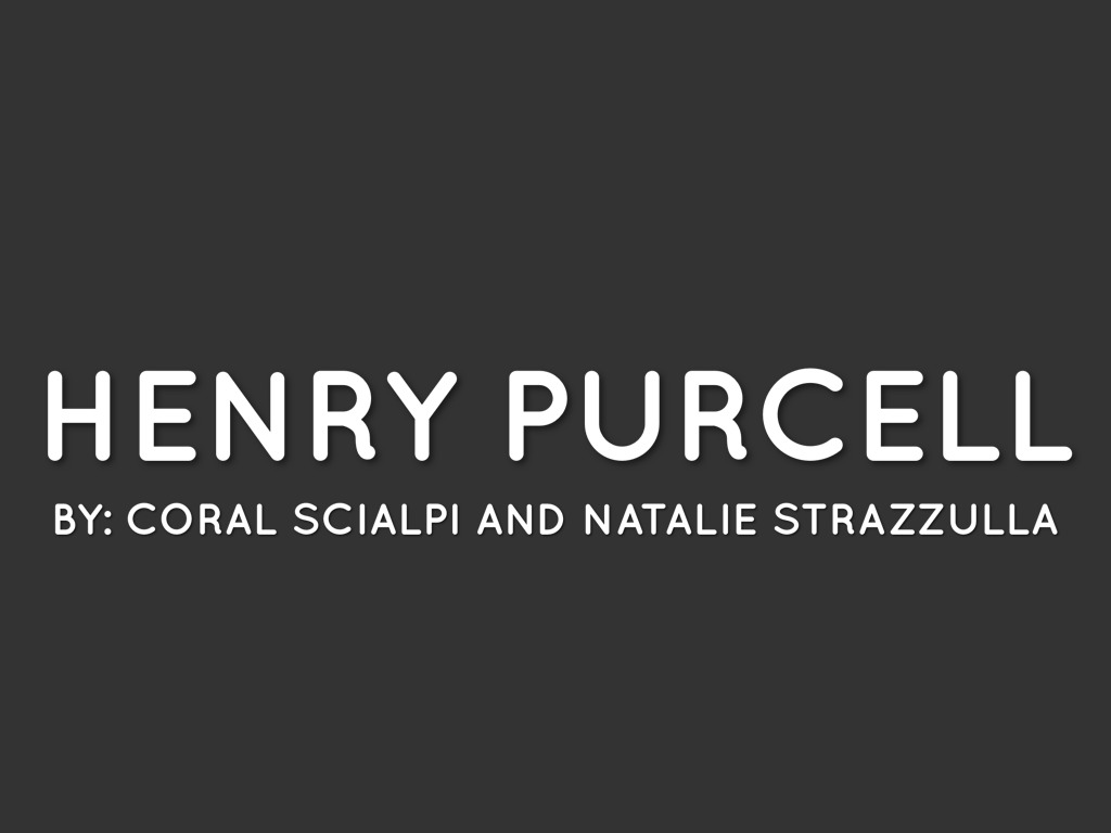 Henry Purcell
