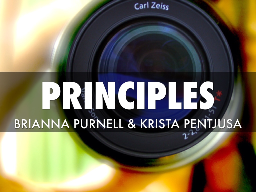 Photography: Principles