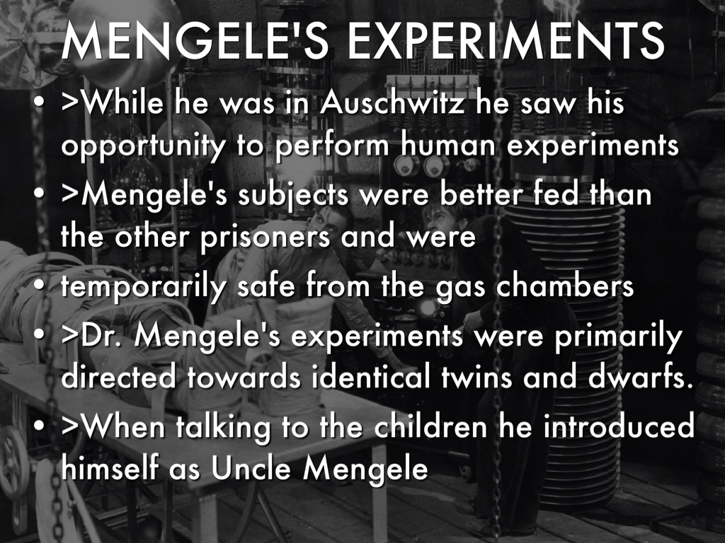 Mengele Effekt Mengele Effekt
