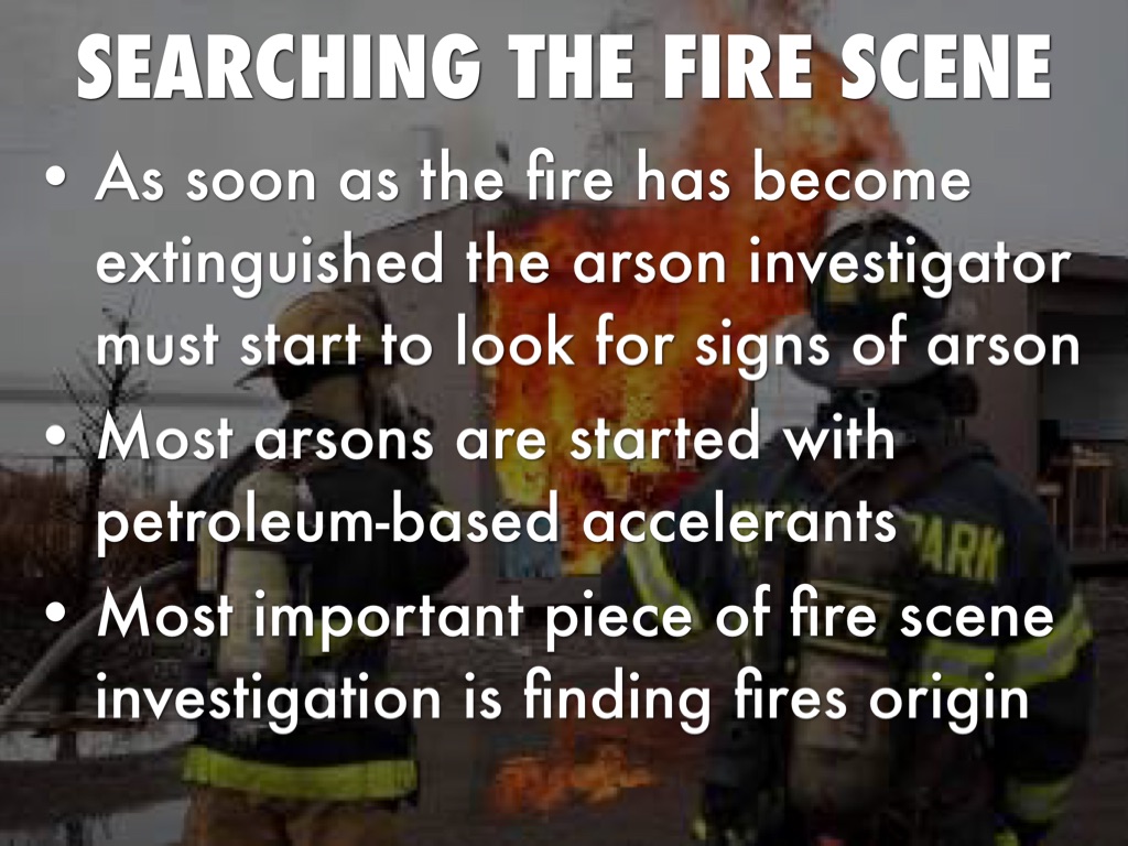 Fire Investigation by Troy Kramer