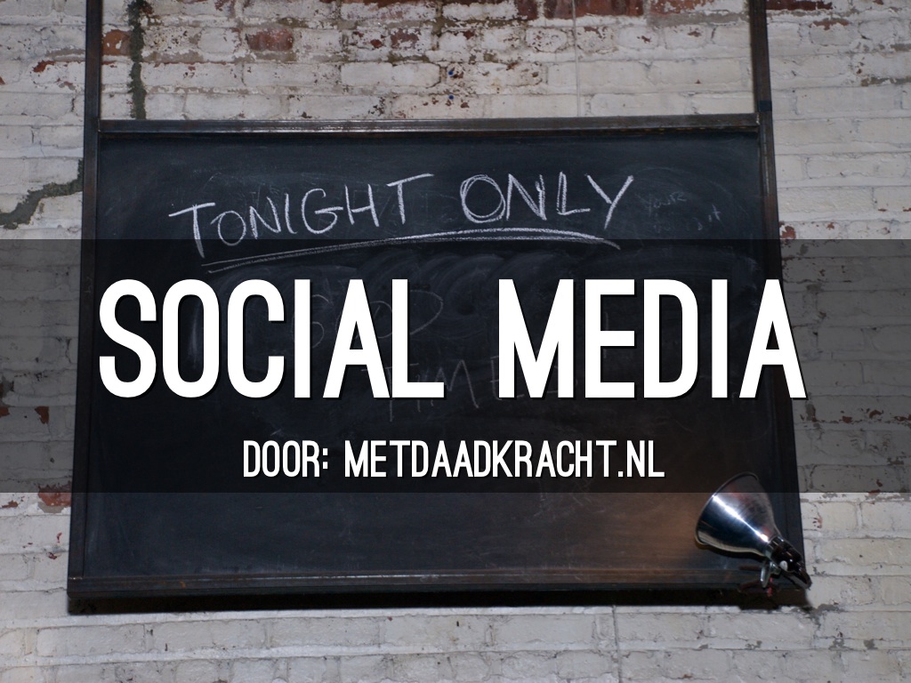 Social Media door metdaadkracht.nl