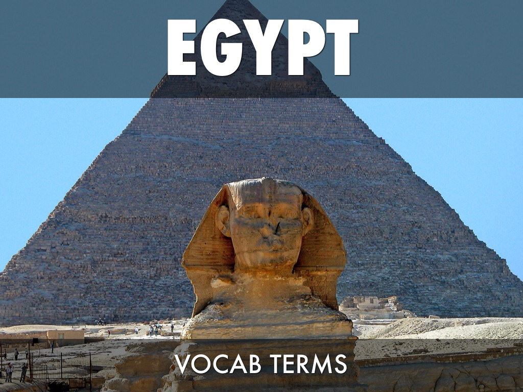 Egyptian Vocab