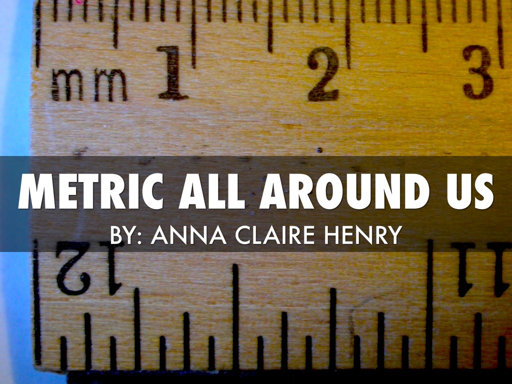 Anna Claire Henry Metric All Around Us Project 