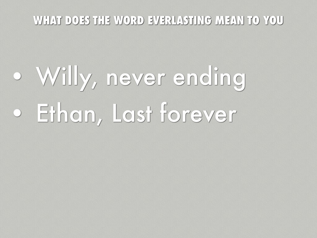 Everlasting By Ethan Hendrickson