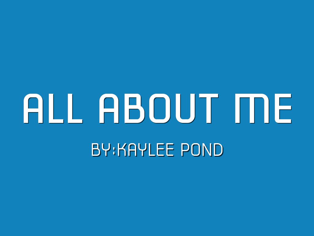 All About Me