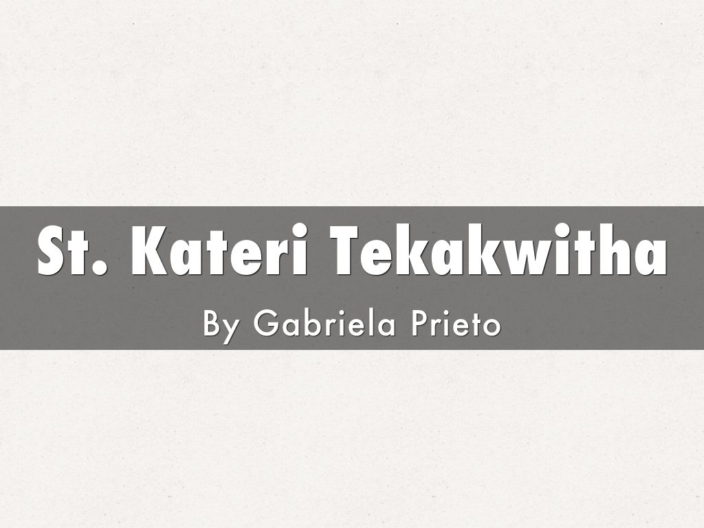 St. Kateri Tekakwitha