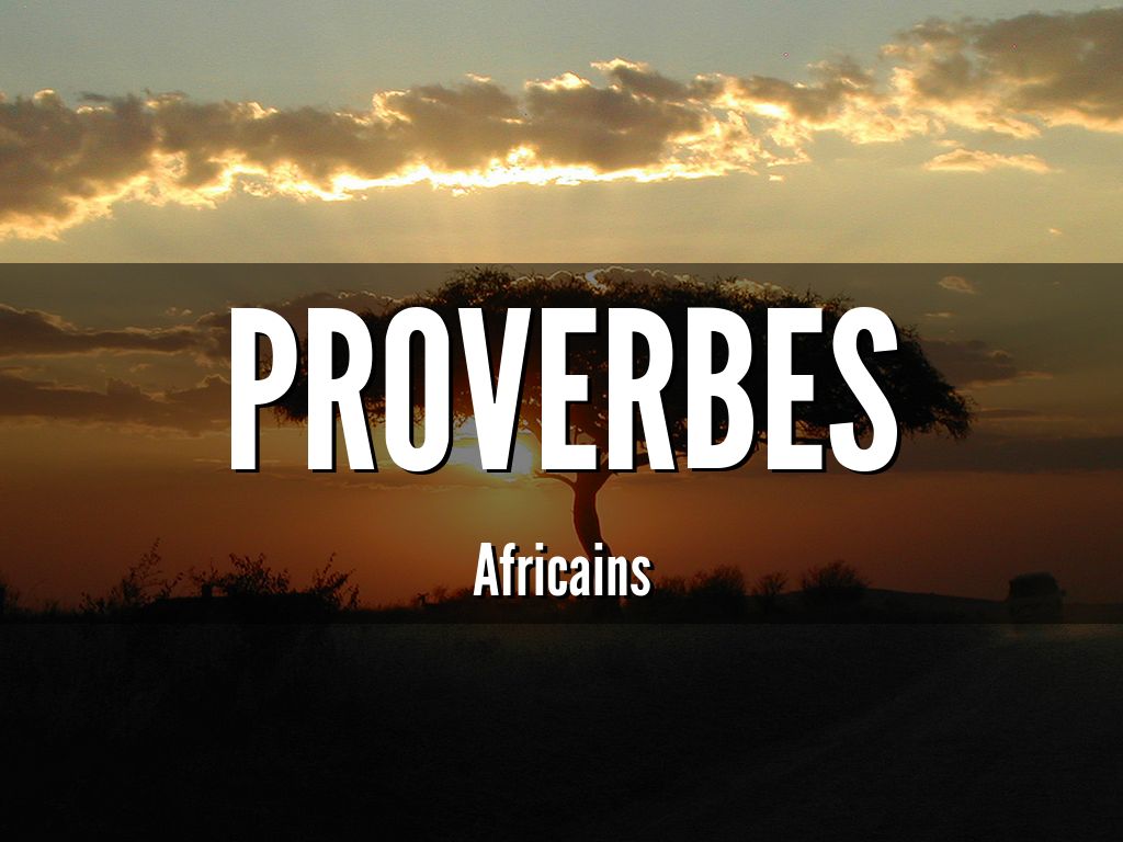 Proverbes