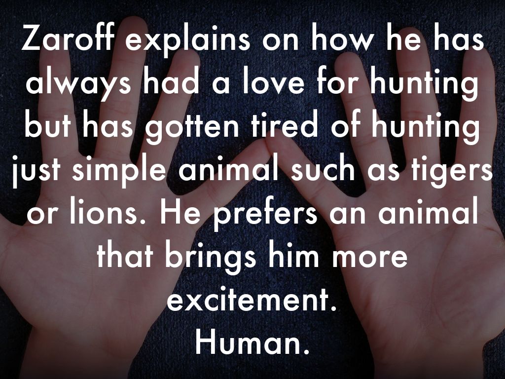 The Most Dangerous Game by vman412