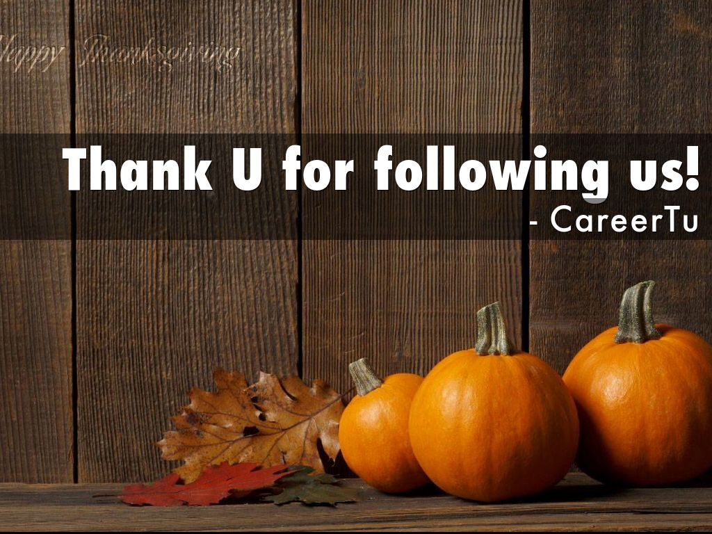 Thank U for following us!