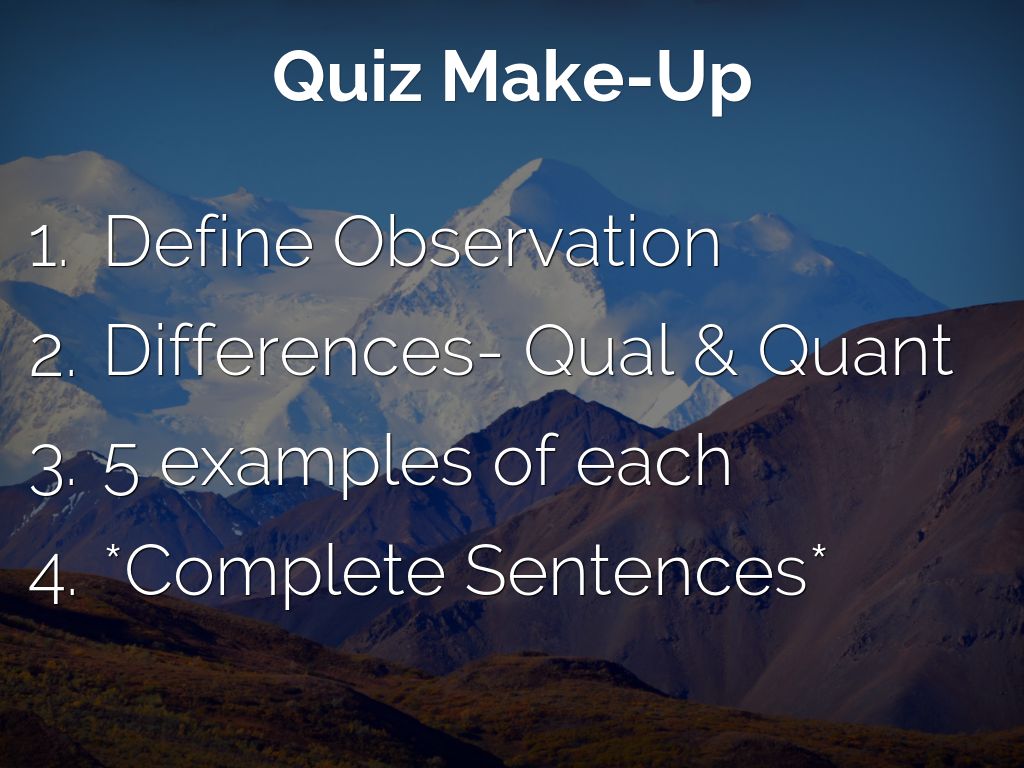 Nature of Science- Inferences