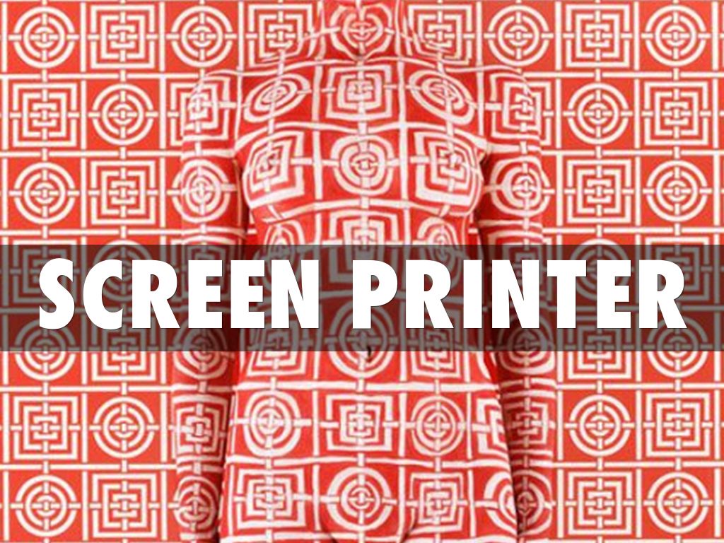 SCREEN PRINTER