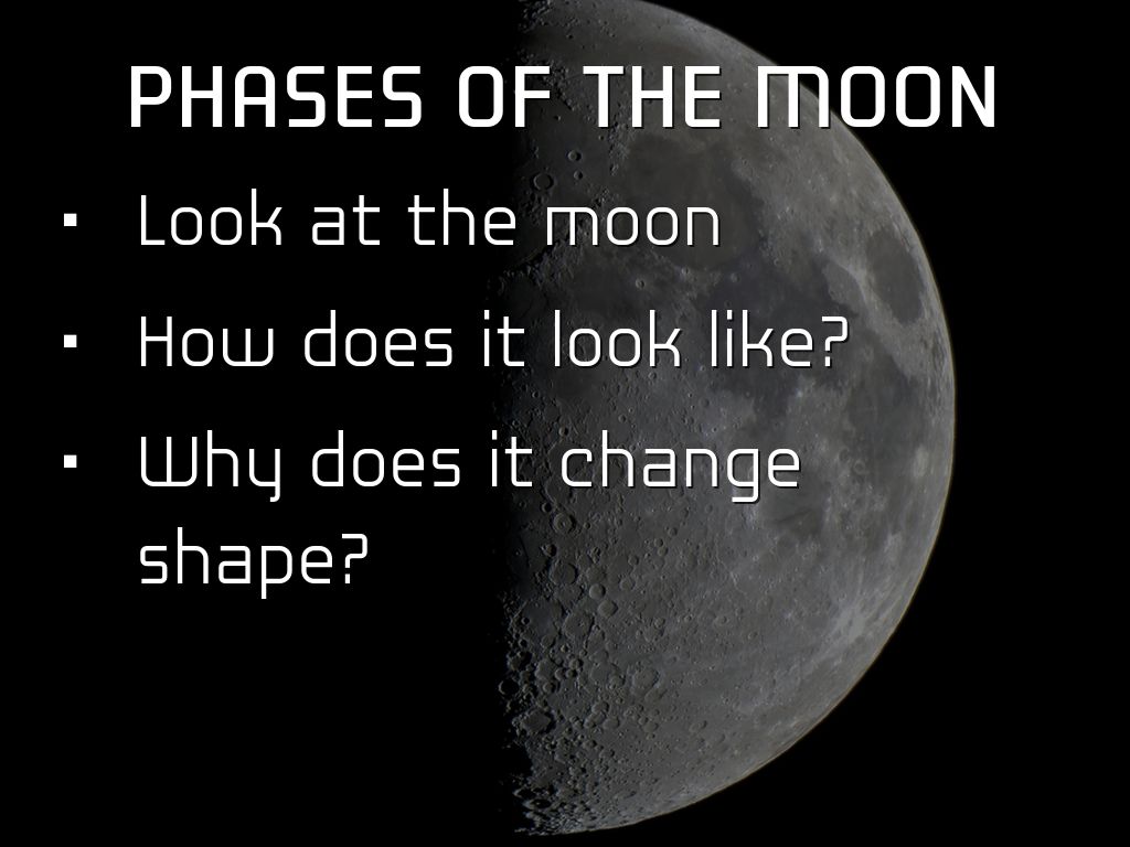 Phases Of The Moon