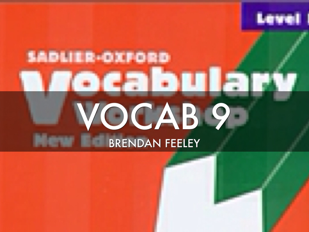 Vocab 9