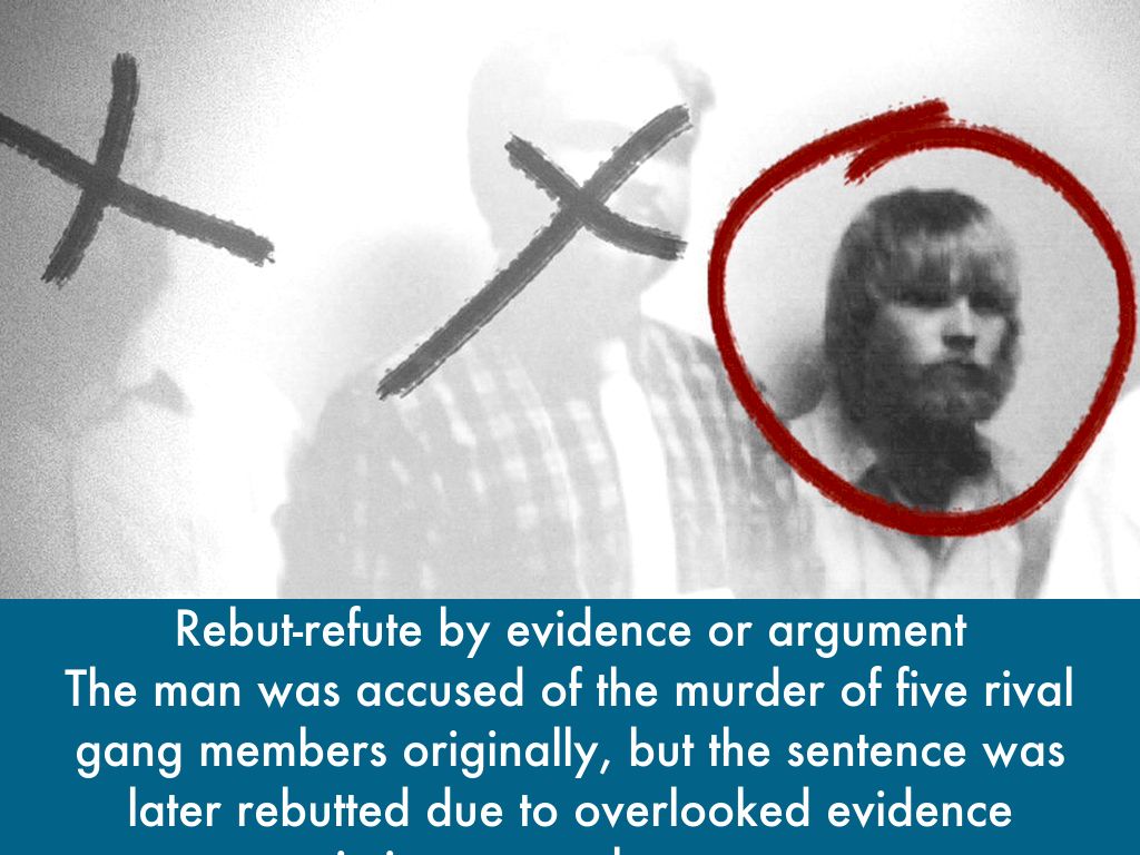 Copy of Rebut Vocabulary