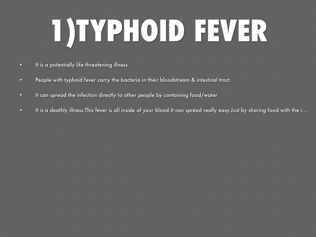 Typhoid Fever