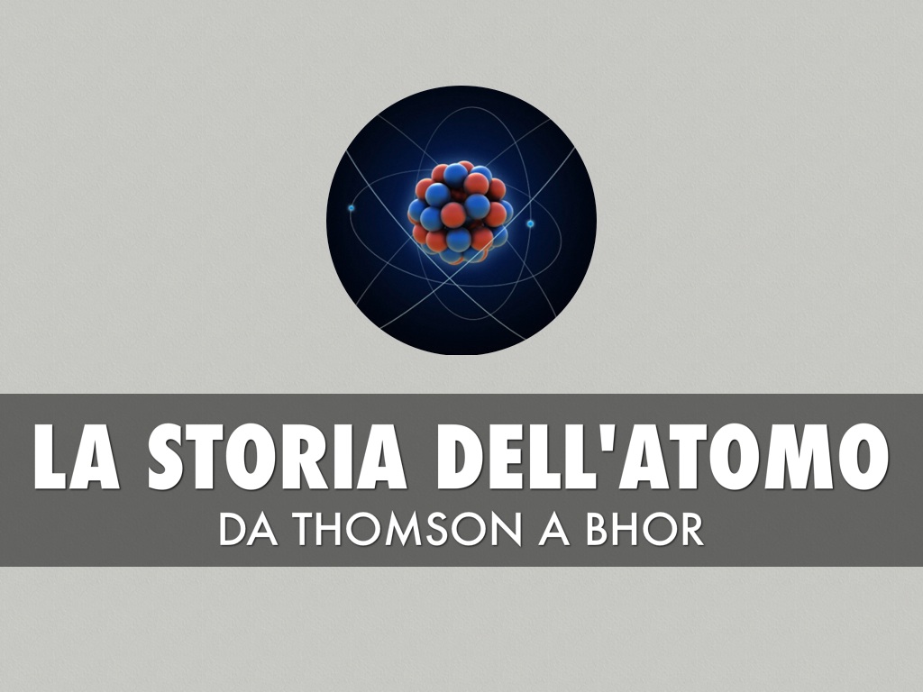 STORIA DELL'ATOMO