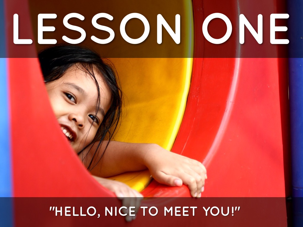 Lesson One