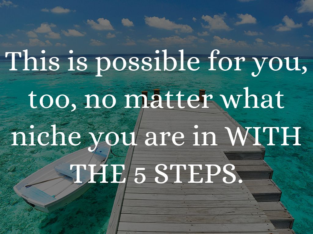 The 5 Steps to attract High End Coaching Clients,