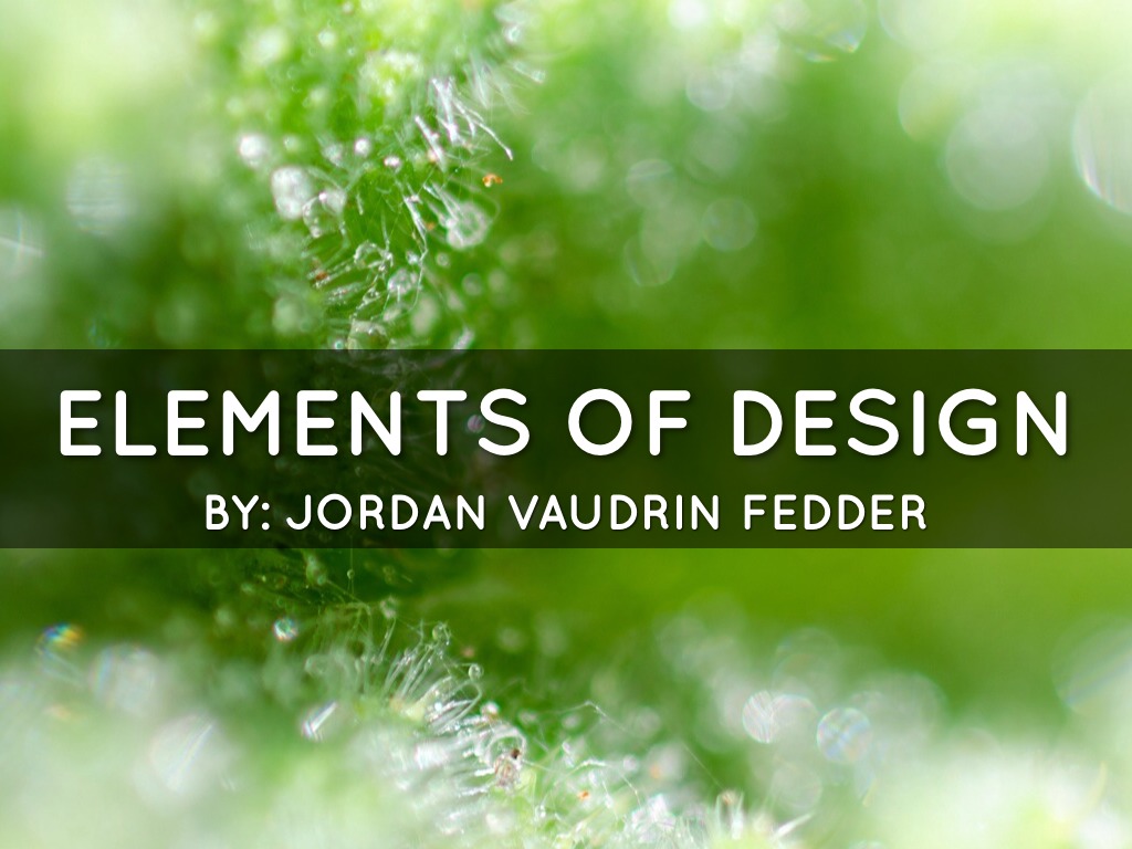 Elements Of Design Vaudrin