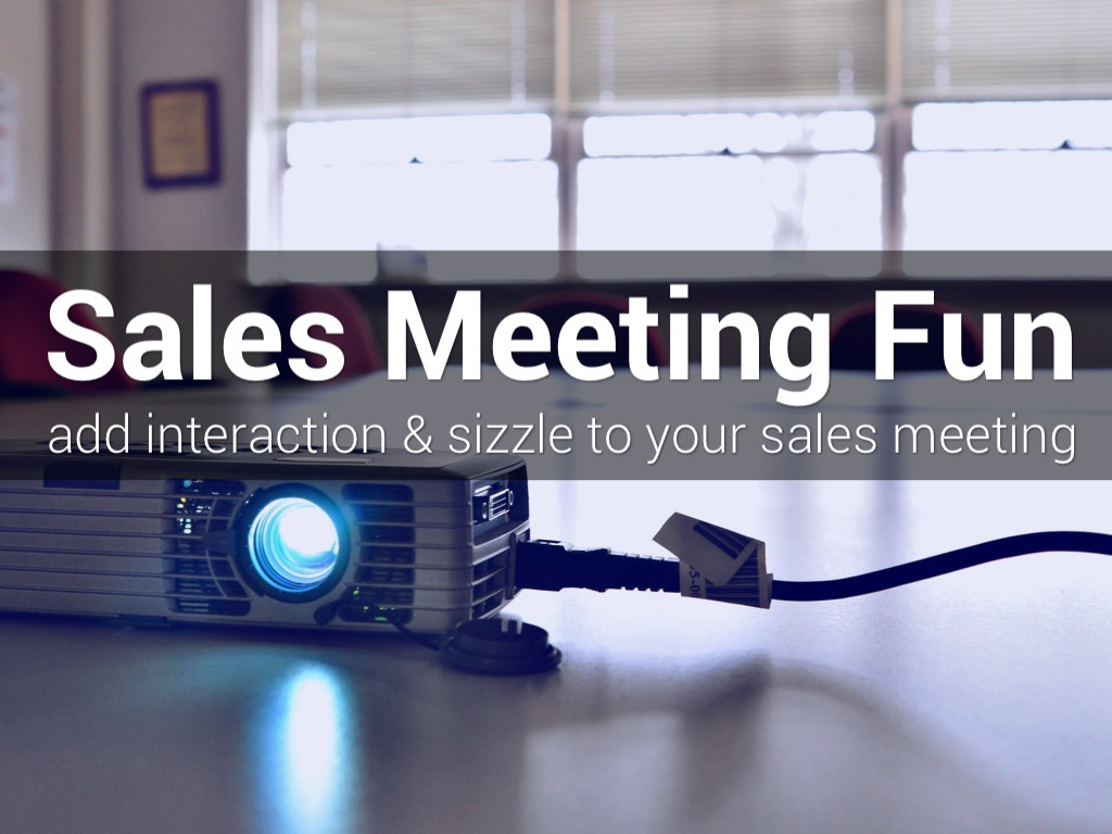 Sales Meeting Ideas