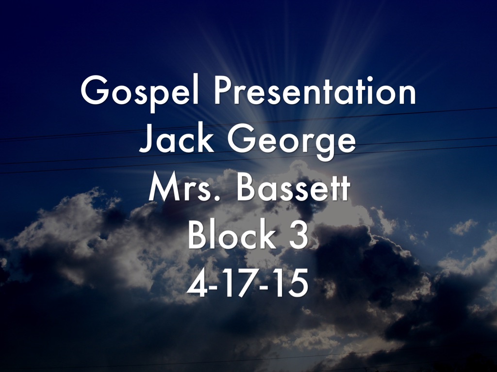 Gospel Presentation