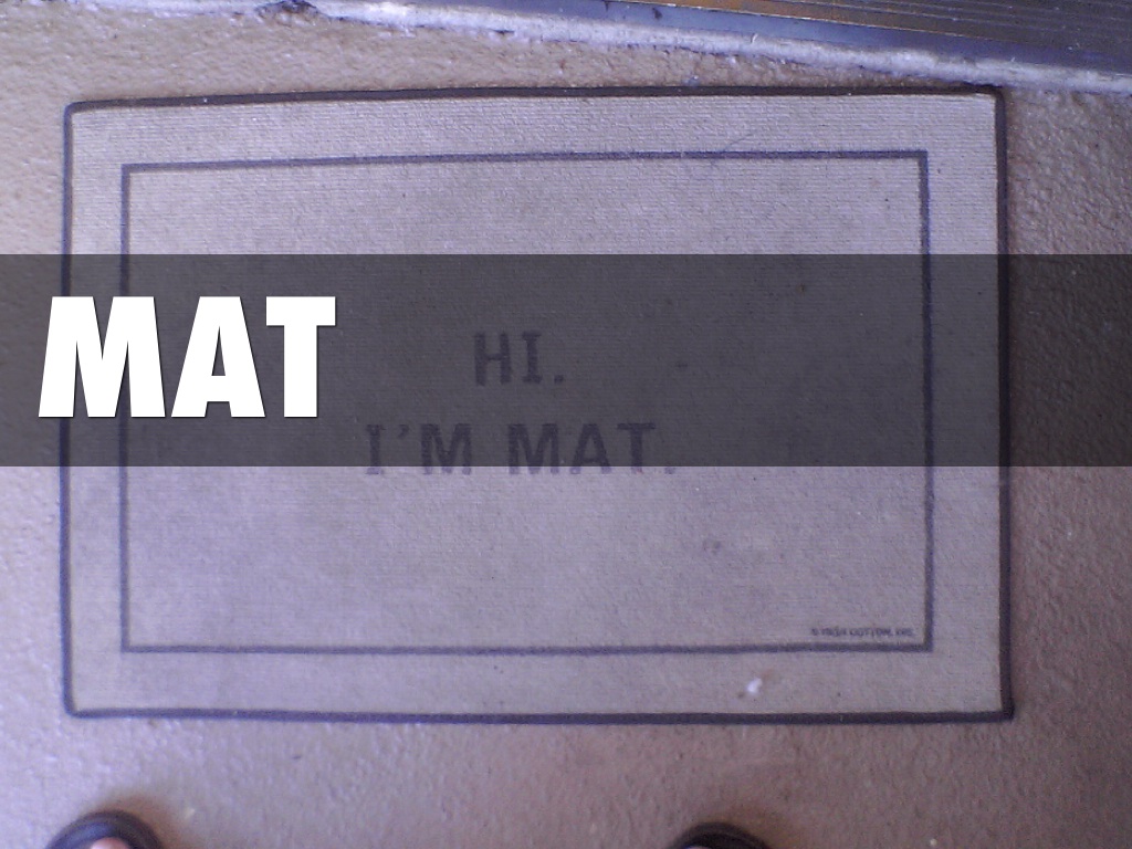 Words That End With At by Kelsea Burke