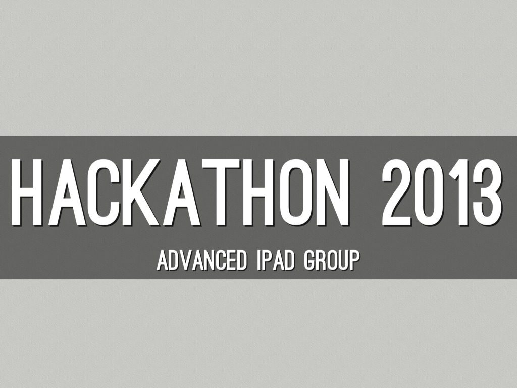HACKATHON Presentation