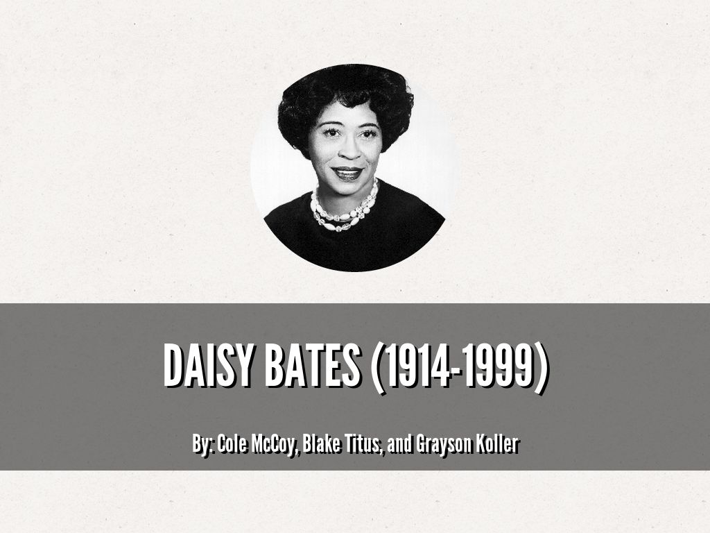 Daisy Bates by Cole Mccoy
