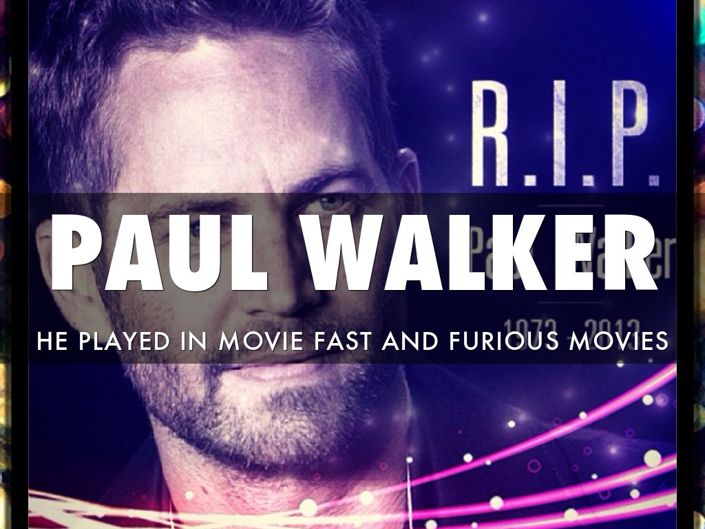 Paul Walker
