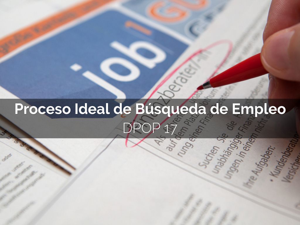 Proceso Ideal de Búsqueda de Empleo