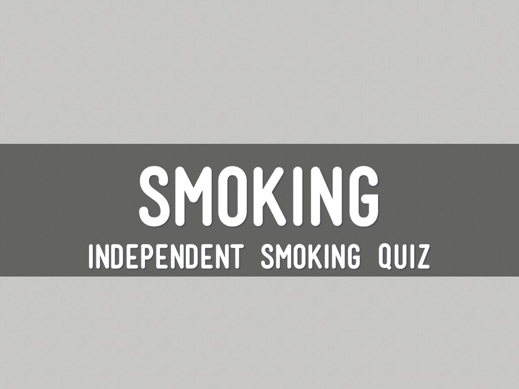 Smoking