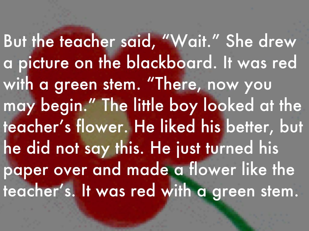 The Little Boy And Red Flower Poem Best Flower Site