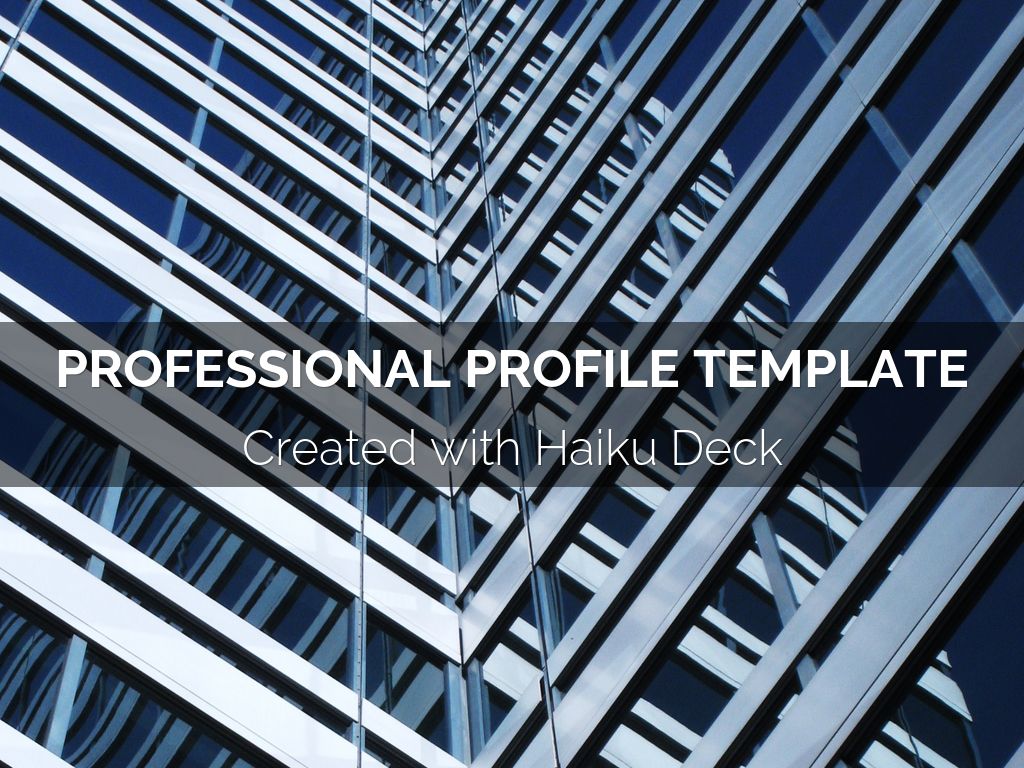 Professional Profile Template 的副本