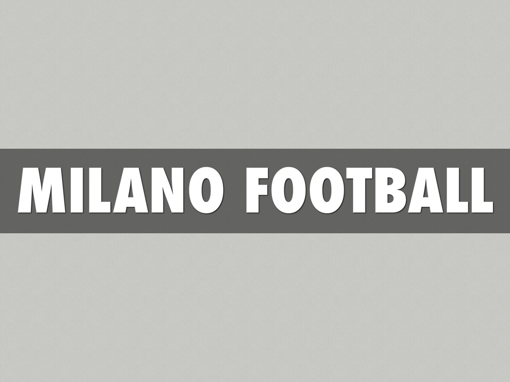 Title Milano Football