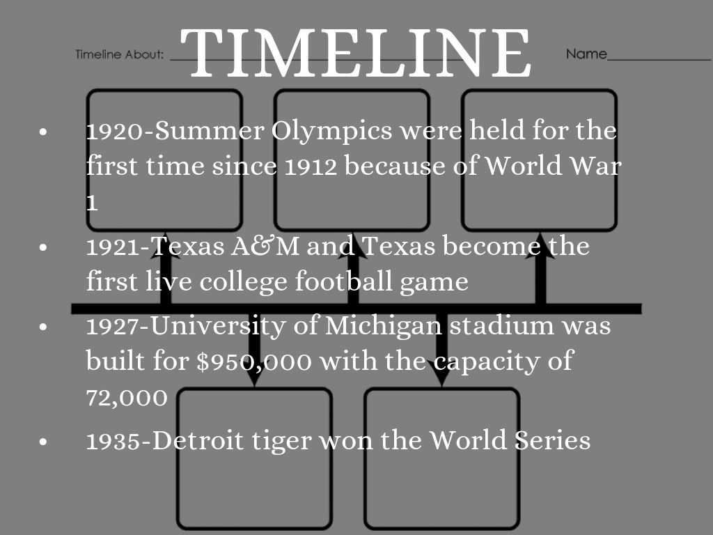 Sports Of The 1920's And 1930's by Michael Fraser