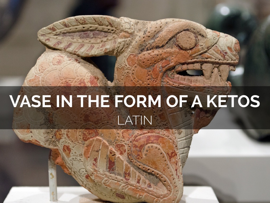 Vase in the form of a ketos