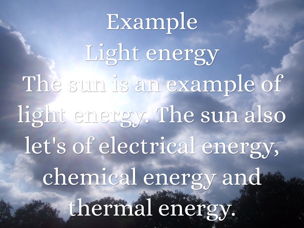 Definition Of Light Energy