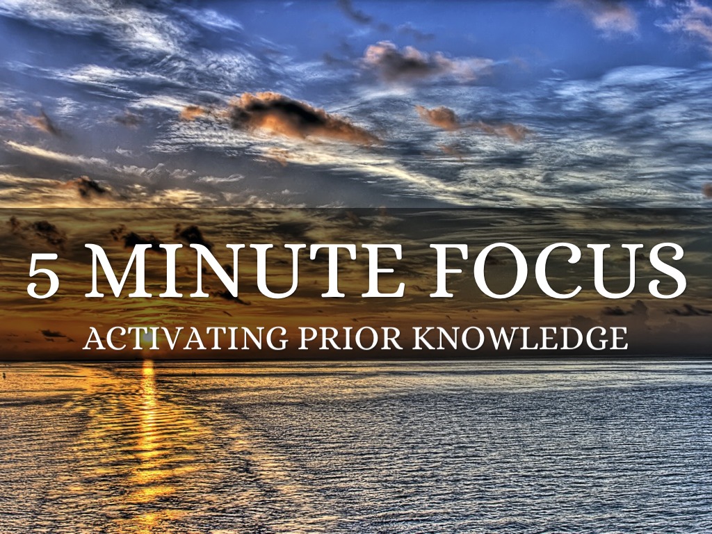 5 Minute Focus