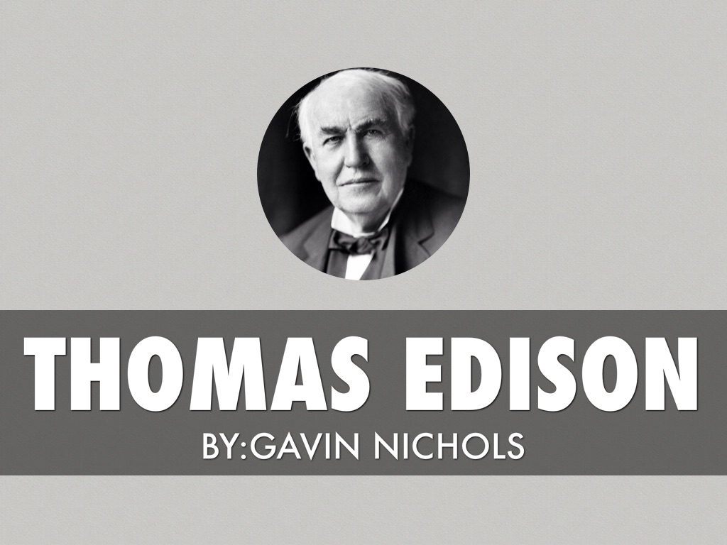 Thomas Edison 