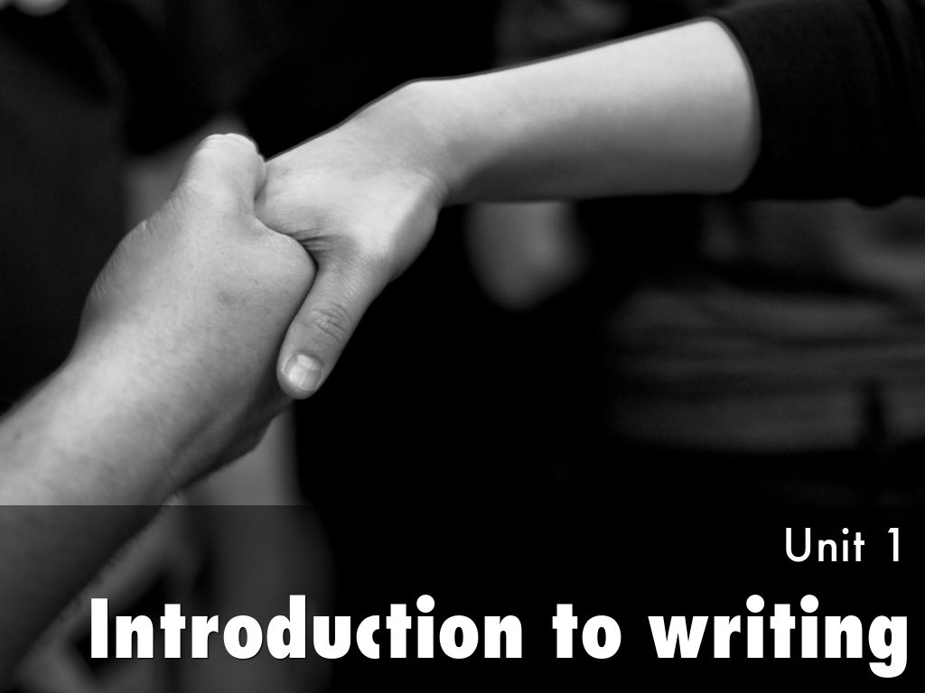 Introduction to writing
