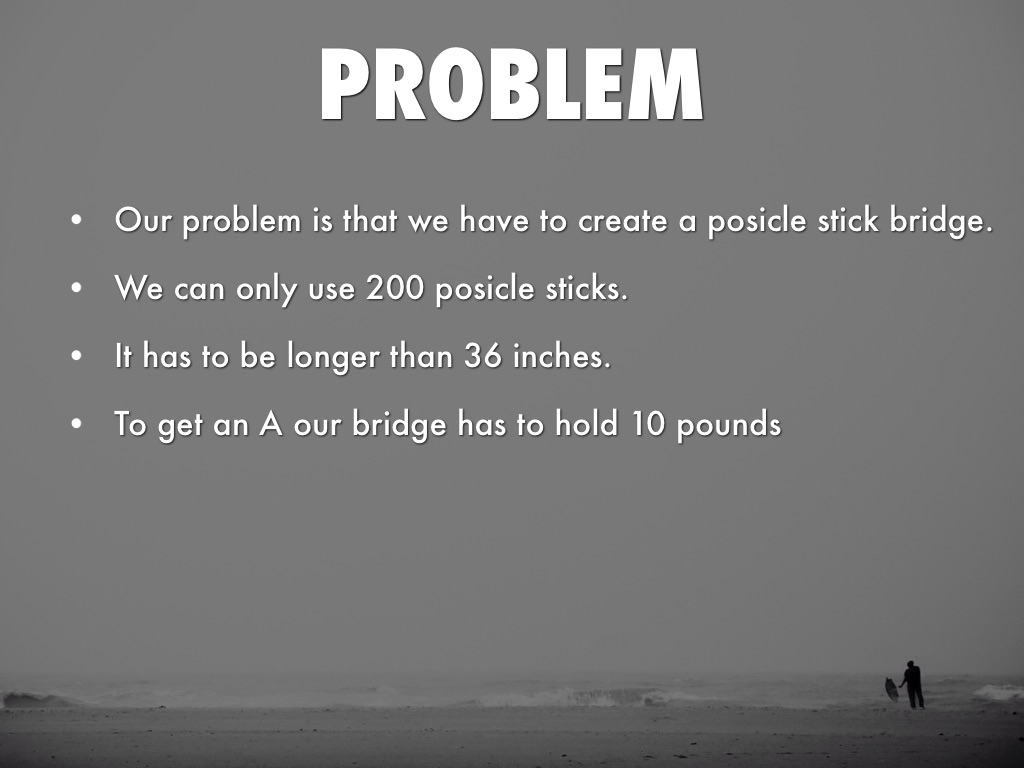 Posicle Stick Bridge