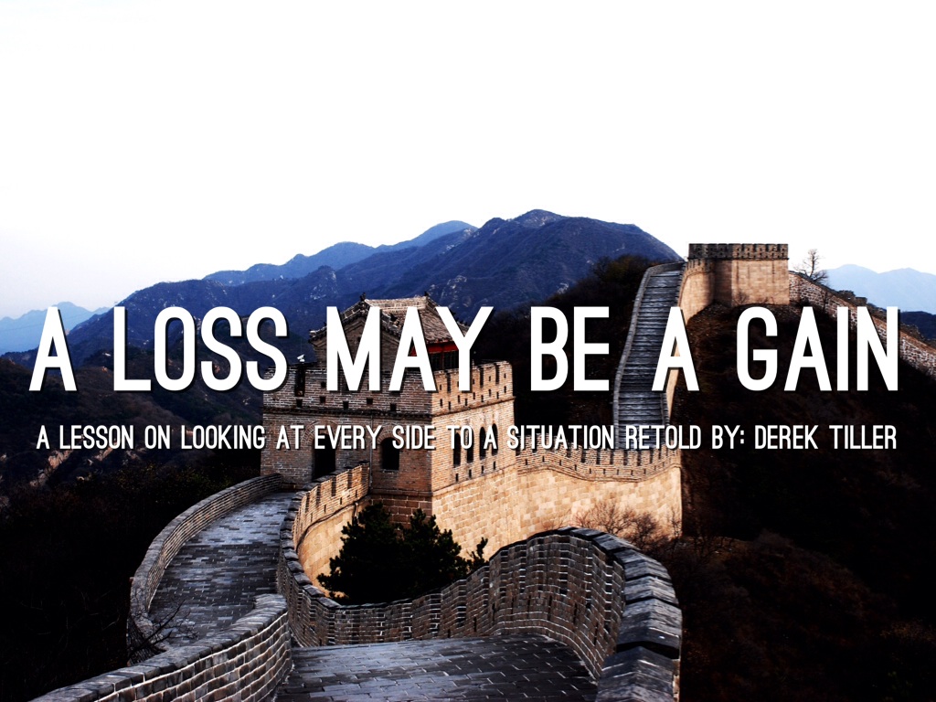 A Loss May Be A Gain