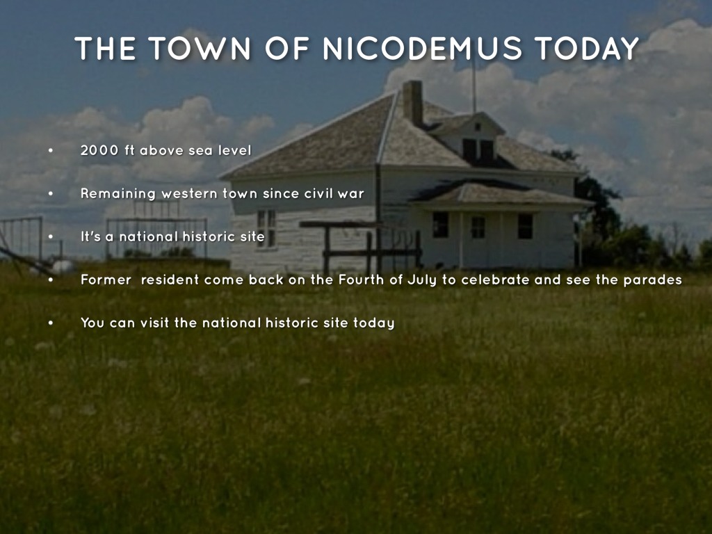History Of Nicodemus The Town by Margarita Swider