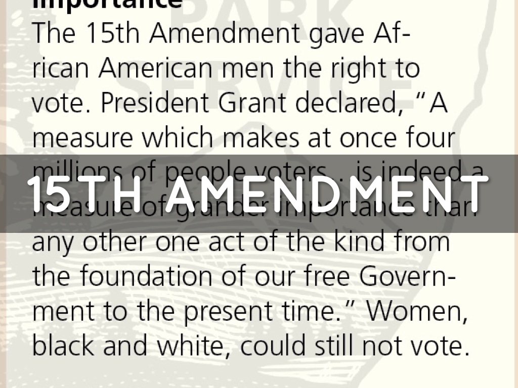 15th Amendment 