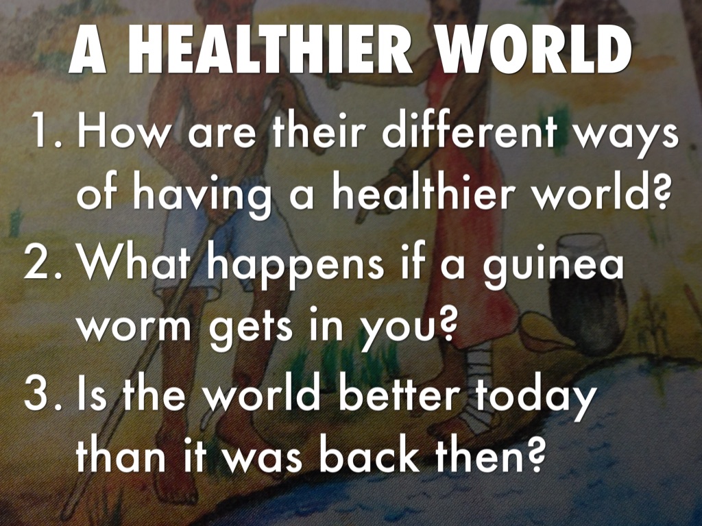 A HEALTHIER WORLD AWAITS visual data 8