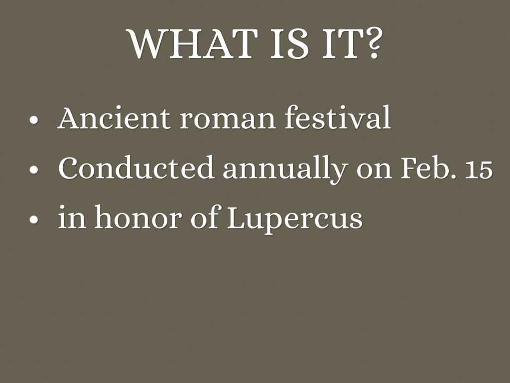 Lupercalia Festival 