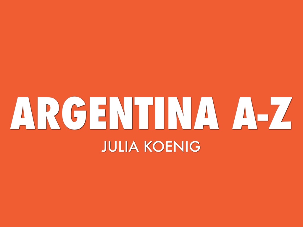 Argentina A-Z