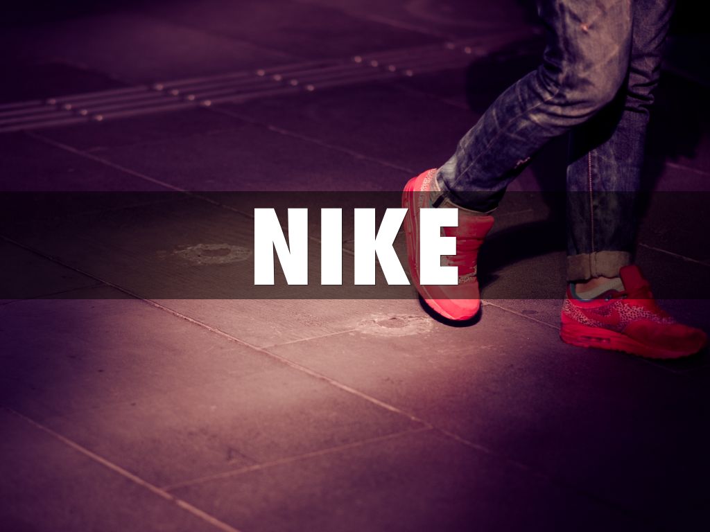 Nike marketing presentation image