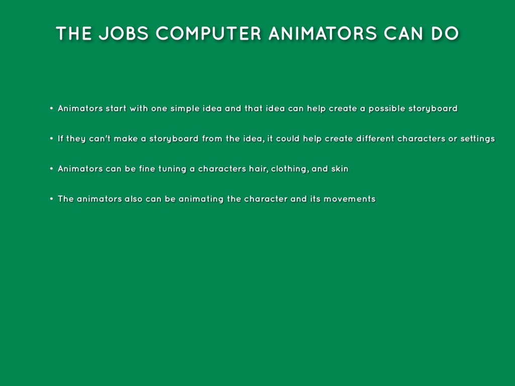 Computer Animation by Tucker Reaves